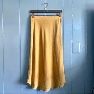 Abercrombie Midi Slip Skirt